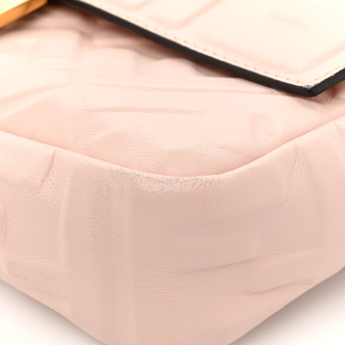 Nappa FF 1974 Embossed Baguette Rosa Quarzo