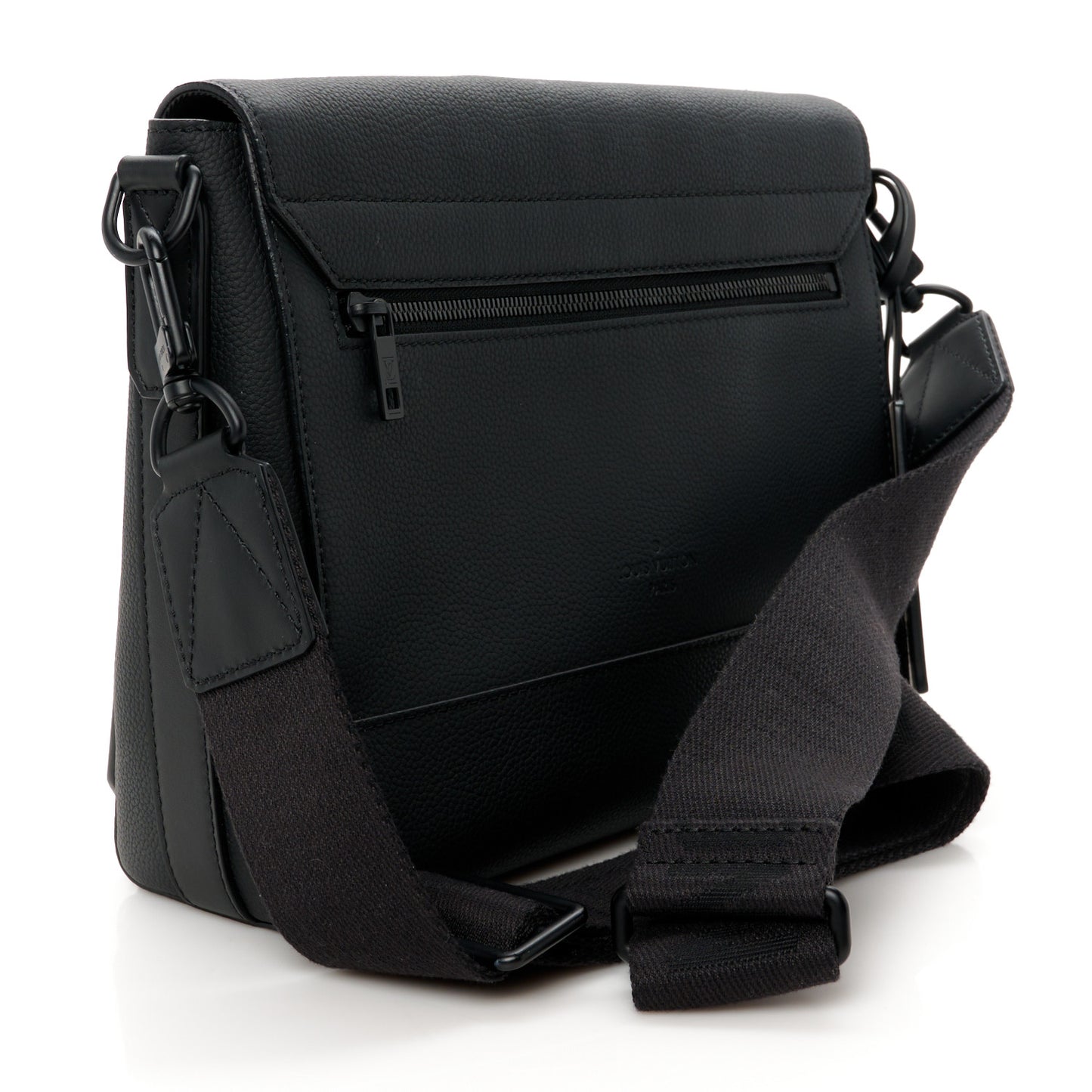 Calfskin Aerogram Messenger Black
