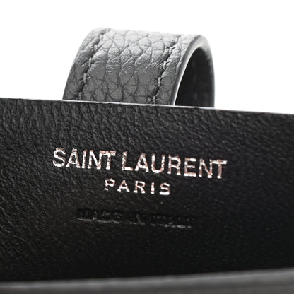 Saint Laurent Grained Calfskin Sac De Jour Souple Card Case Grey 6 of 7