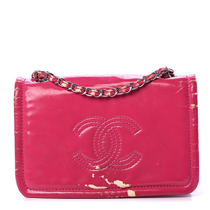 Chanel Glazed Calfskin Small Lipstick Flap Bag Fuchsia 1 of 20