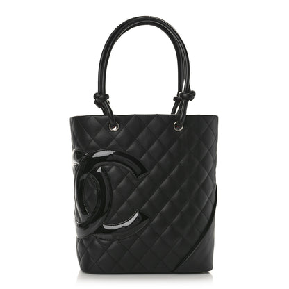 Chanel Calfskin Quilted Medium Cambon Tote Black 1 of 9