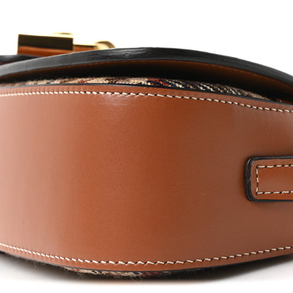 Celine Tweed Calfskin Tabou Clutch on Strap Multicolor 10 of 10
