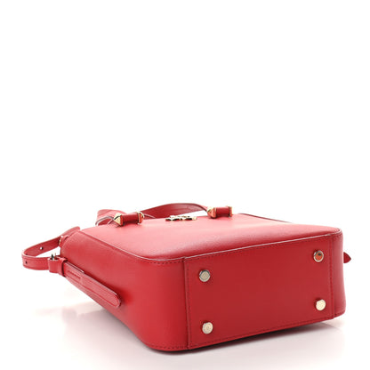 Jimmy Choo Grainy Calfskin JC Tote Royal Red 4 of 8