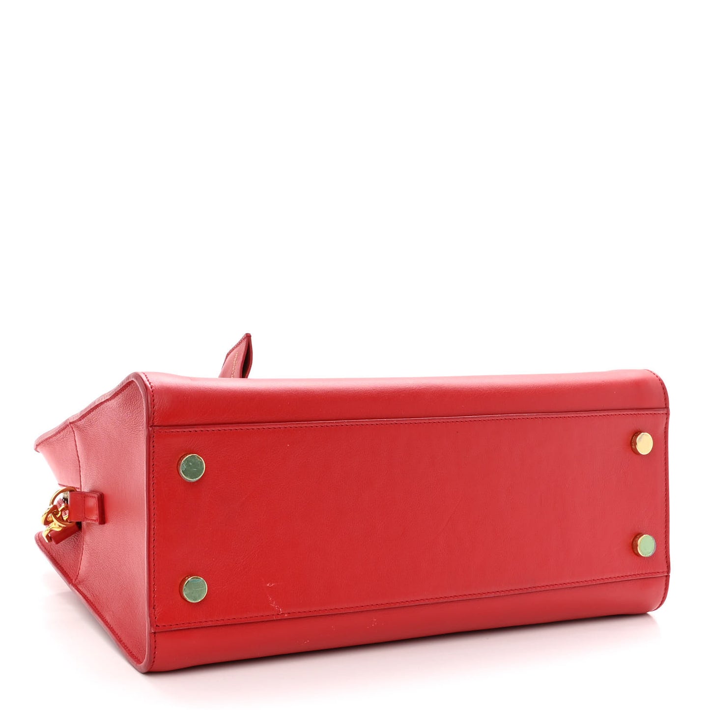 Calfskin Baby Monogram Cabas Red