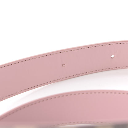 Louis Vuitton Damier Azur 30mm LV Initiales Reversible Belt 90 36 Pink 6 of 8