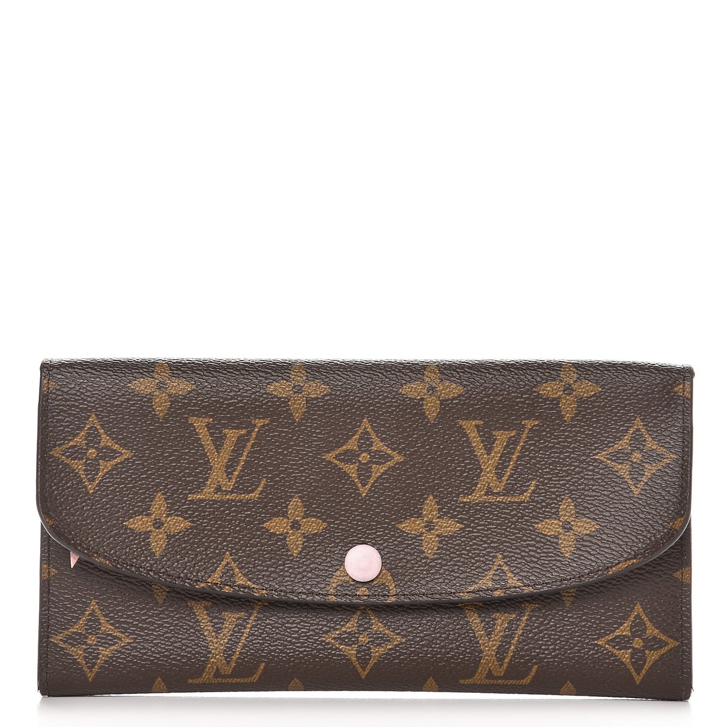Monogram Emilie Wallet Rose Ballerine