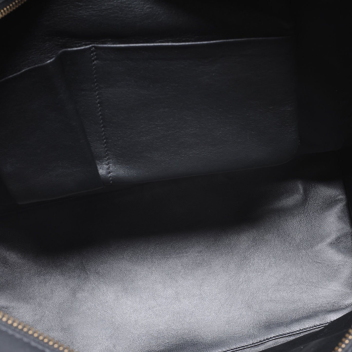Linen Smooth Calfskin Leopard Print Medium Luggage Black