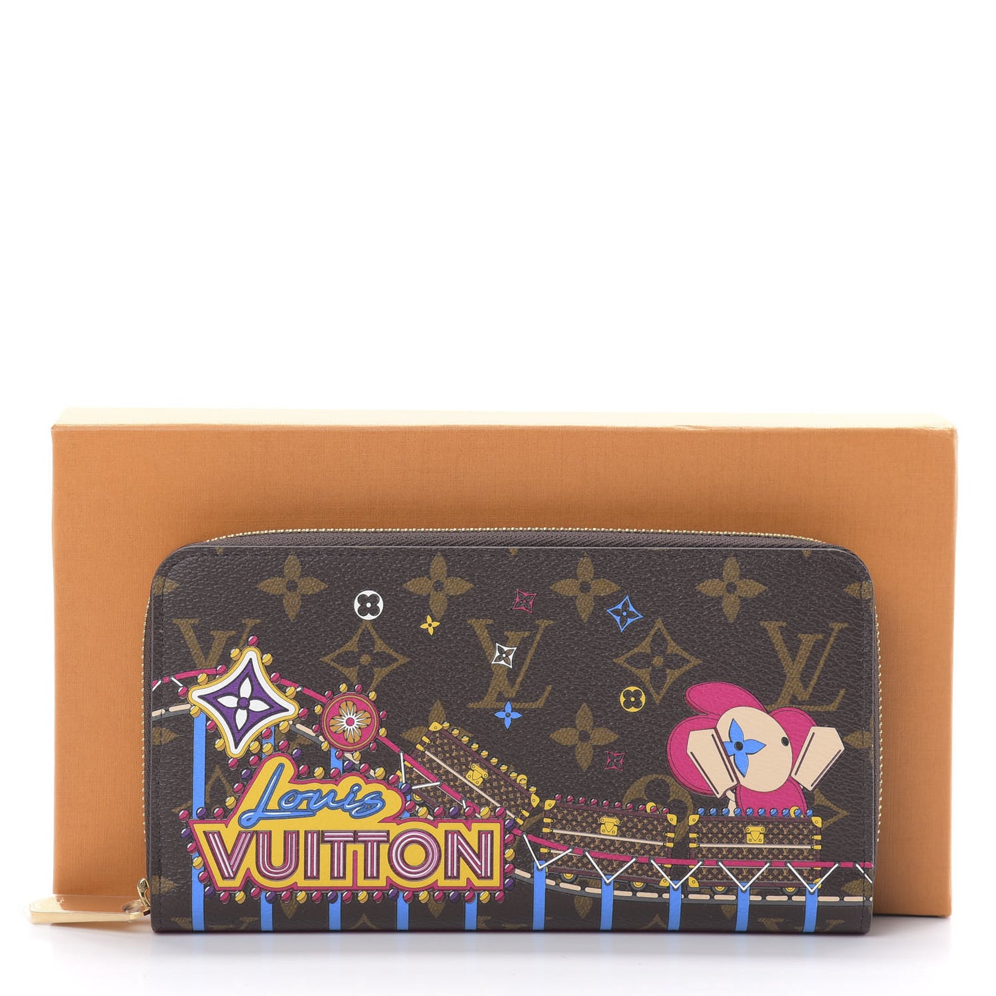 Monogram 2020 Christmas Animation Zippy Wallet Pivoine