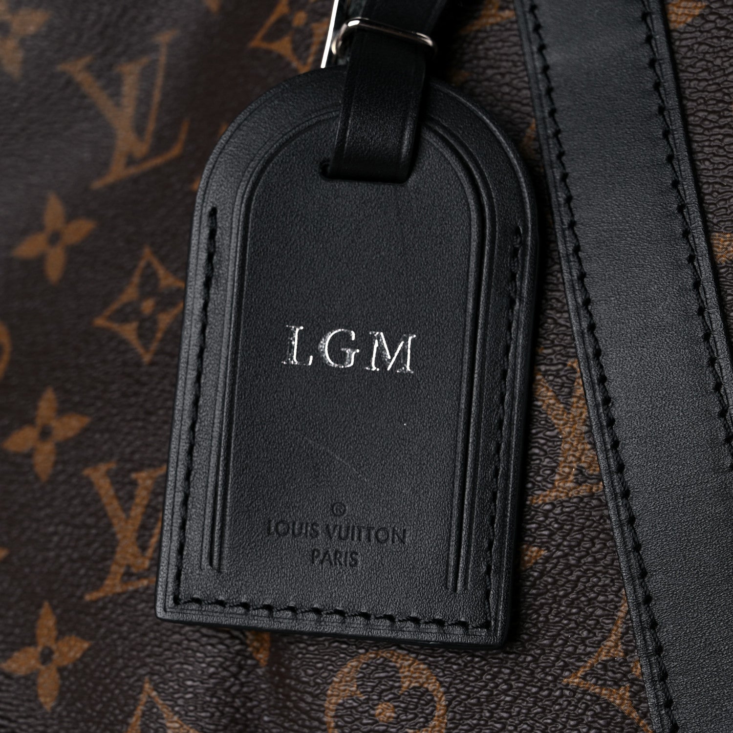 Louis Vuitton Monogram Macassar Keepall Bandouliere 55 10 of 10