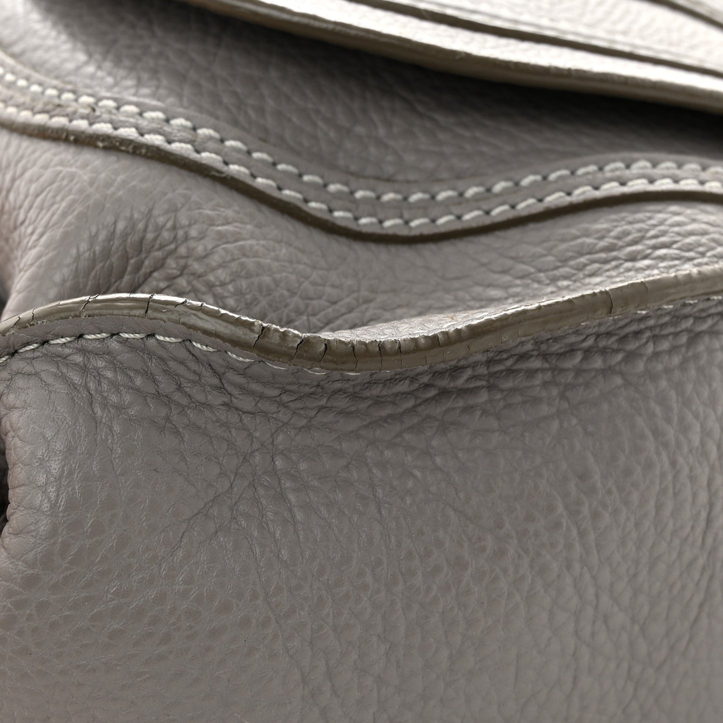 Calfskin Medium Marcie Satchel Cashmere Grey