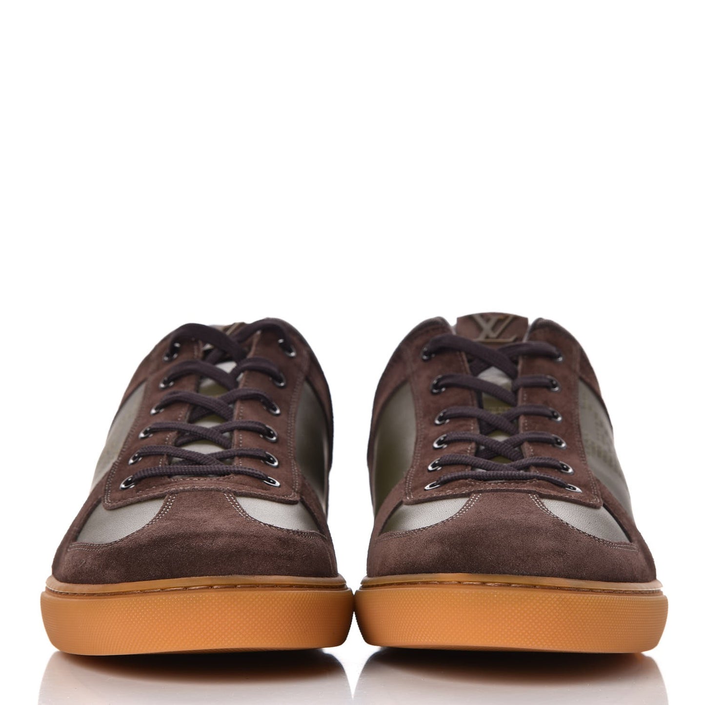 Suede Calfskin Dream On Sneakers 11 Brown Olive