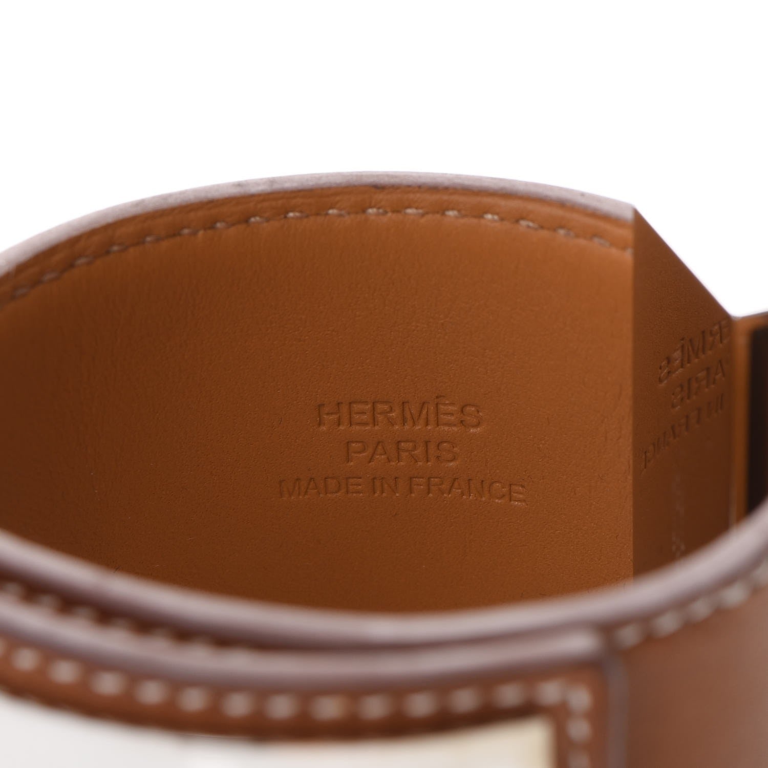 Hermes Barenia Collier de Chien CDC Bracelet S Fauve 5 of 9