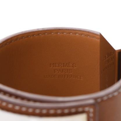 Hermes Barenia Collier de Chien CDC Bracelet S Fauve 5 of 9