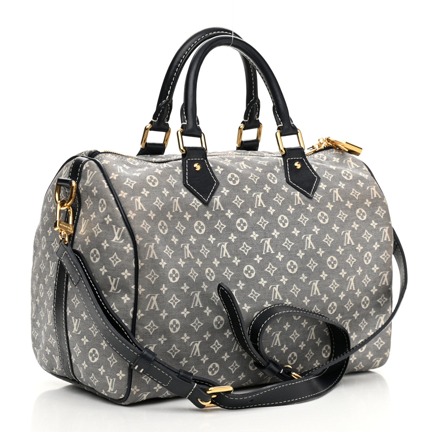 Louis Vuitton Monogram Idylle Speedy Bandouliere 30 Encre 3 of 9