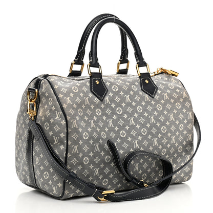 Louis Vuitton Monogram Idylle Speedy Bandouliere 30 Encre 3 of 9