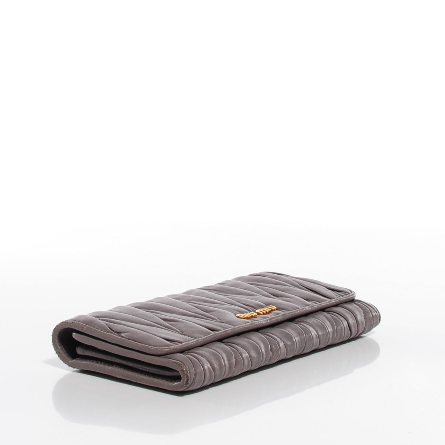 Nappa Matelasse Flap Wallet