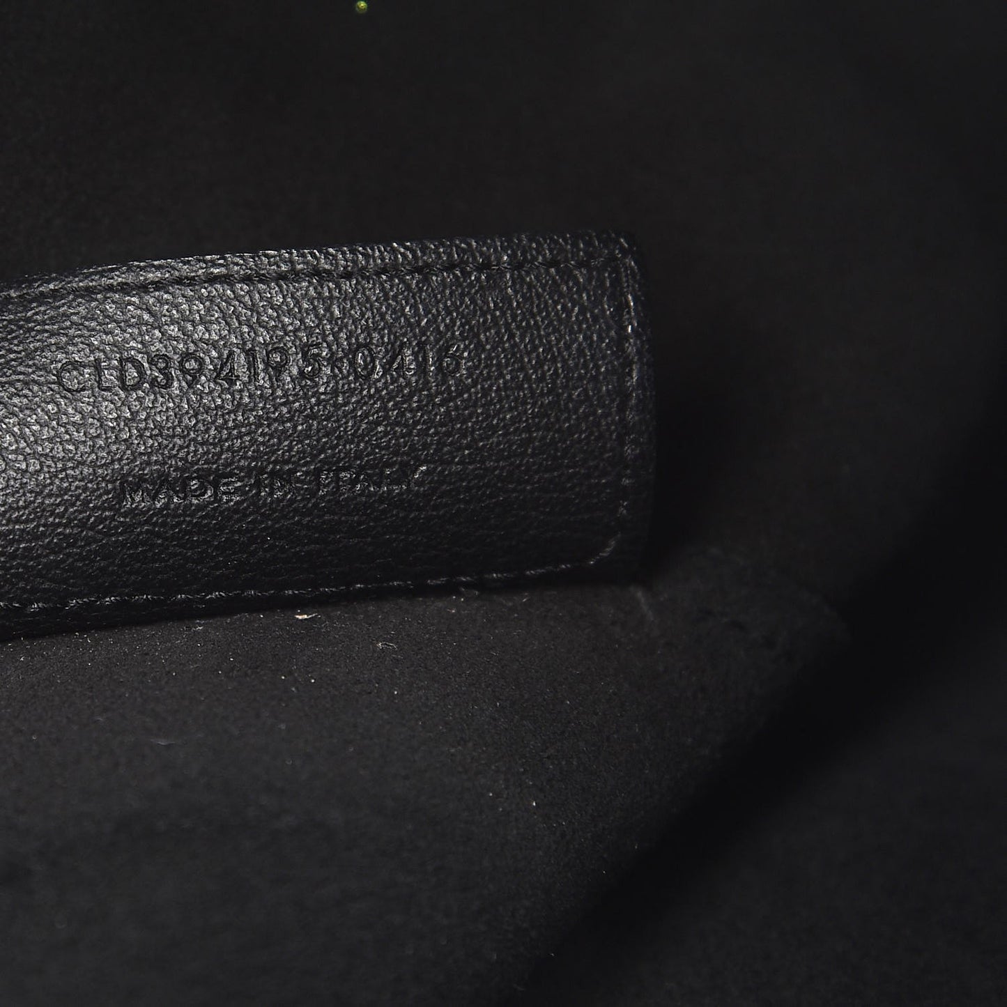 Calfskin Large Shopping Tote Black