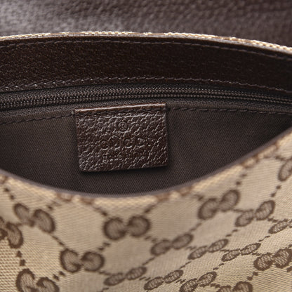 Gucci Monogram Waist Pouch Bag Dark Brown 6 of 9