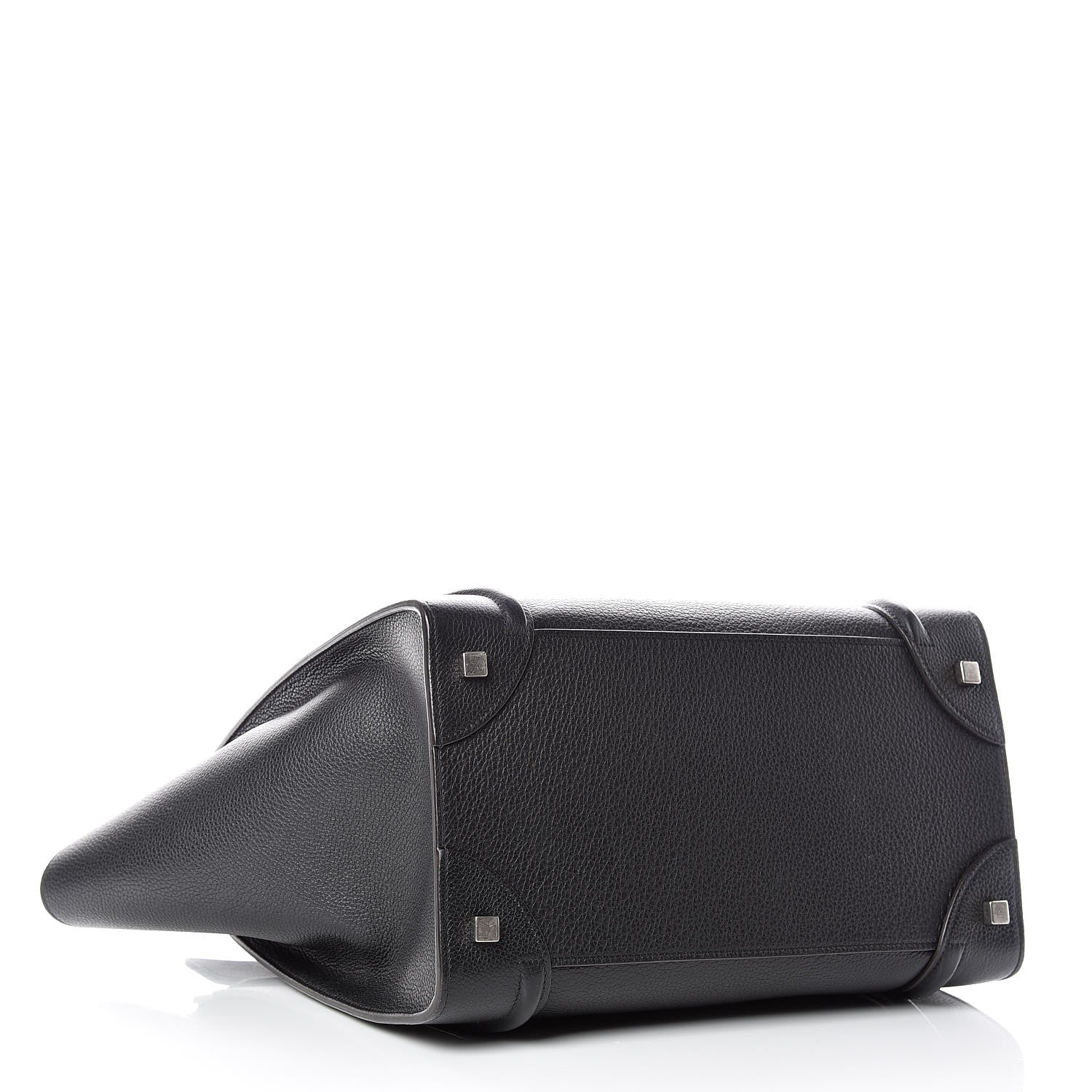 Celine Drummed Calfskin Mini Luggage Black 4 of 12