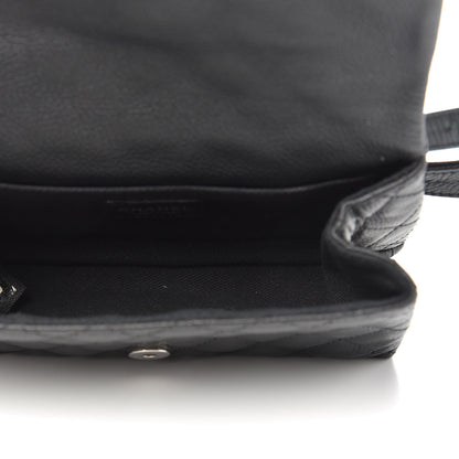 Chanel Grained Calfskin Quilted 2.55 Reissue Flap Belt Bag Clutch Black 5 of 11