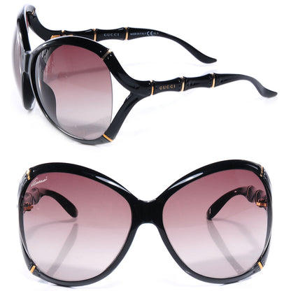 Gucci Oversized Oval Bamboo Sunglasses 3509/S Black 1 of 6