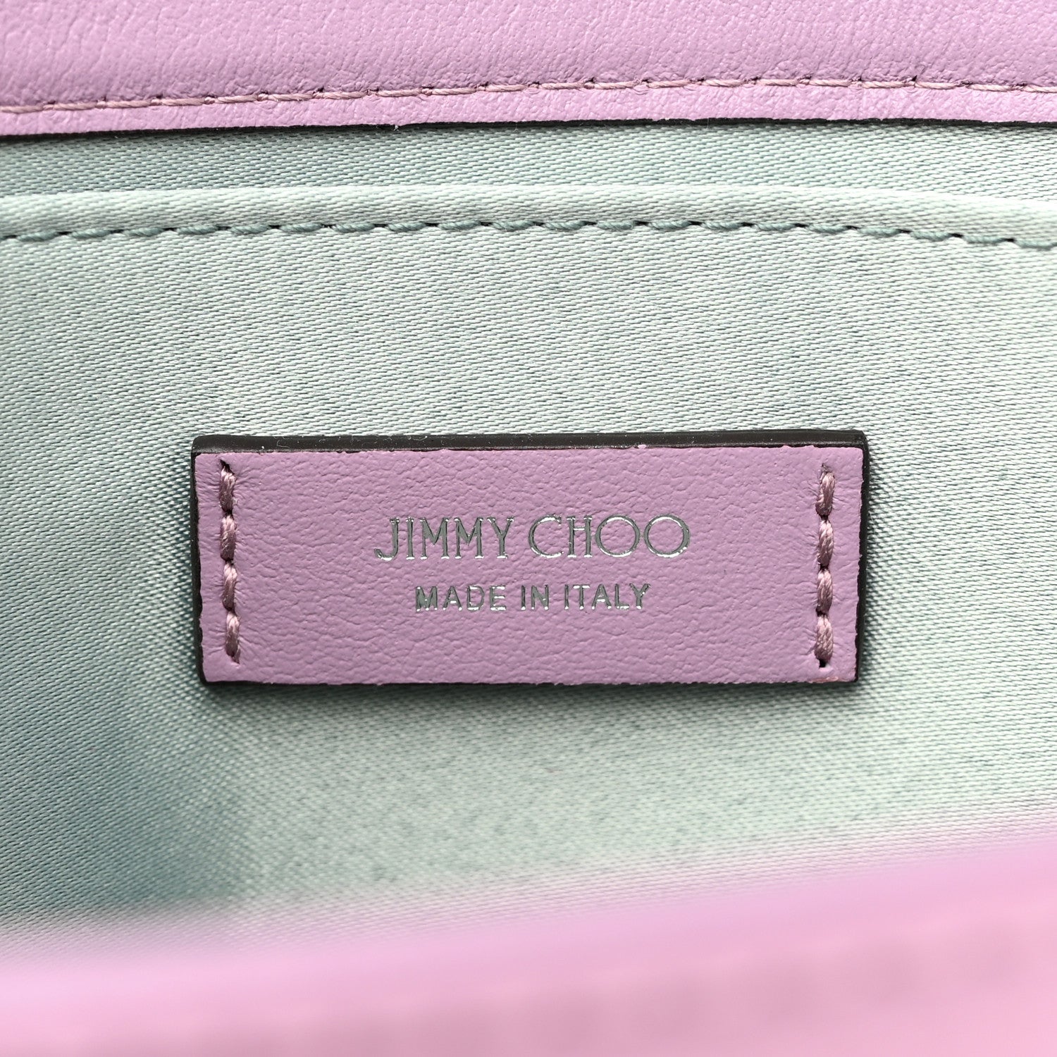 Jimmy Choo Satin Crystal Cheri Shoulder Bag Mauve 6 of 10