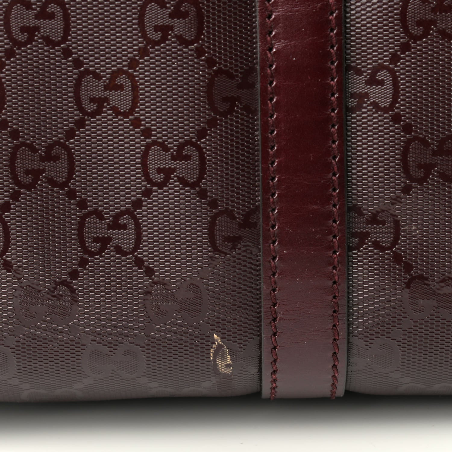 Gucci Imprime Monogram Medium Joy Boston Bordeaux 10 of 10