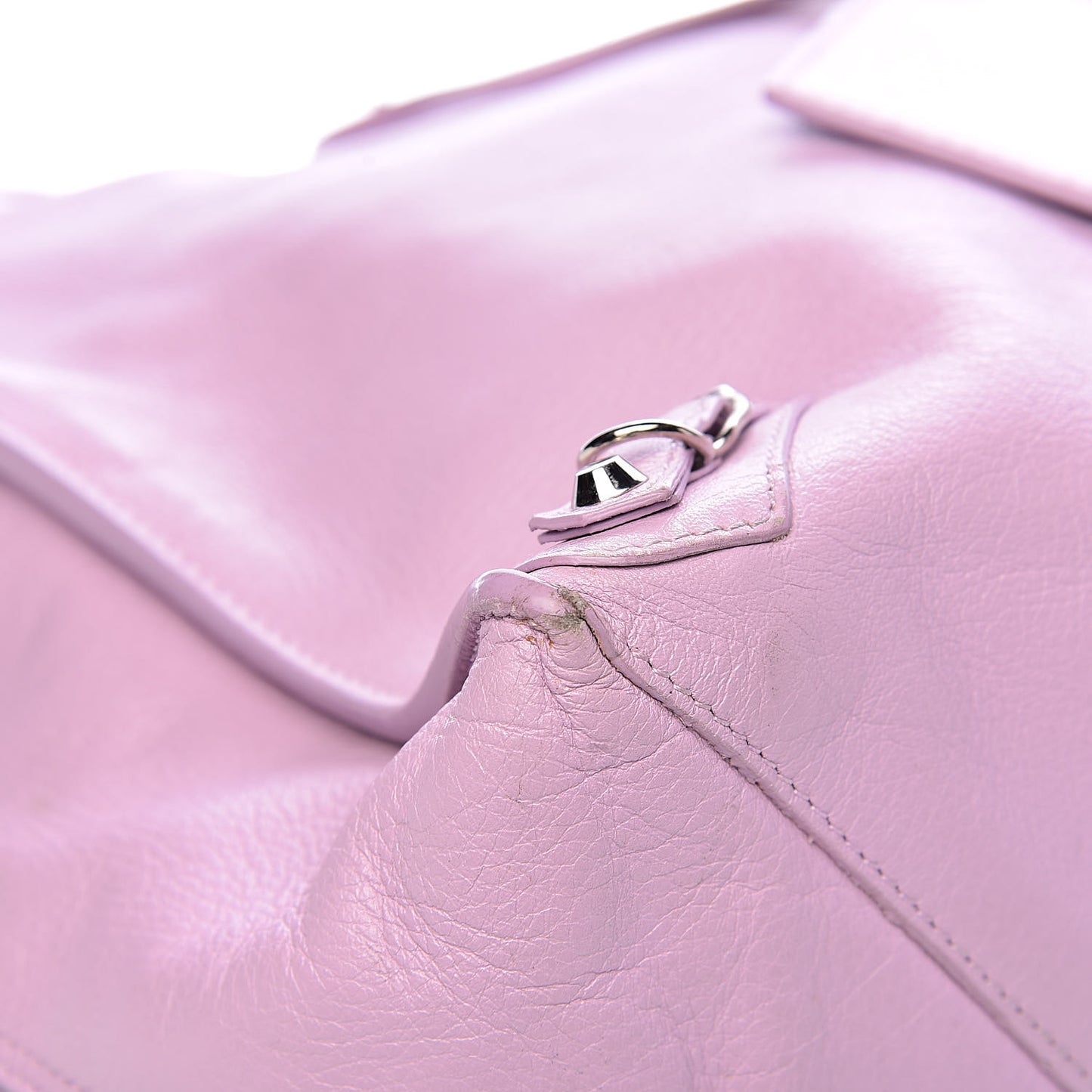 Veau Papier A4 Zip Around Tote Rose Orchid