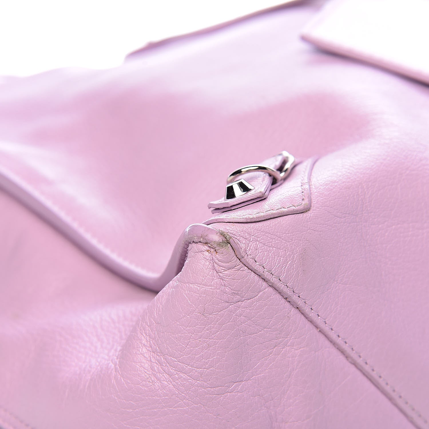 Balenciaga Veau Papier A4 Zip Around Tote Rose Orchid 18 of 22
