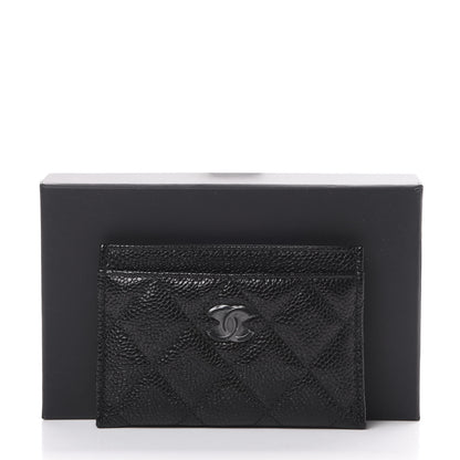 Chanel Caviar Quilted Incognito Card Holder Black 8 of 8