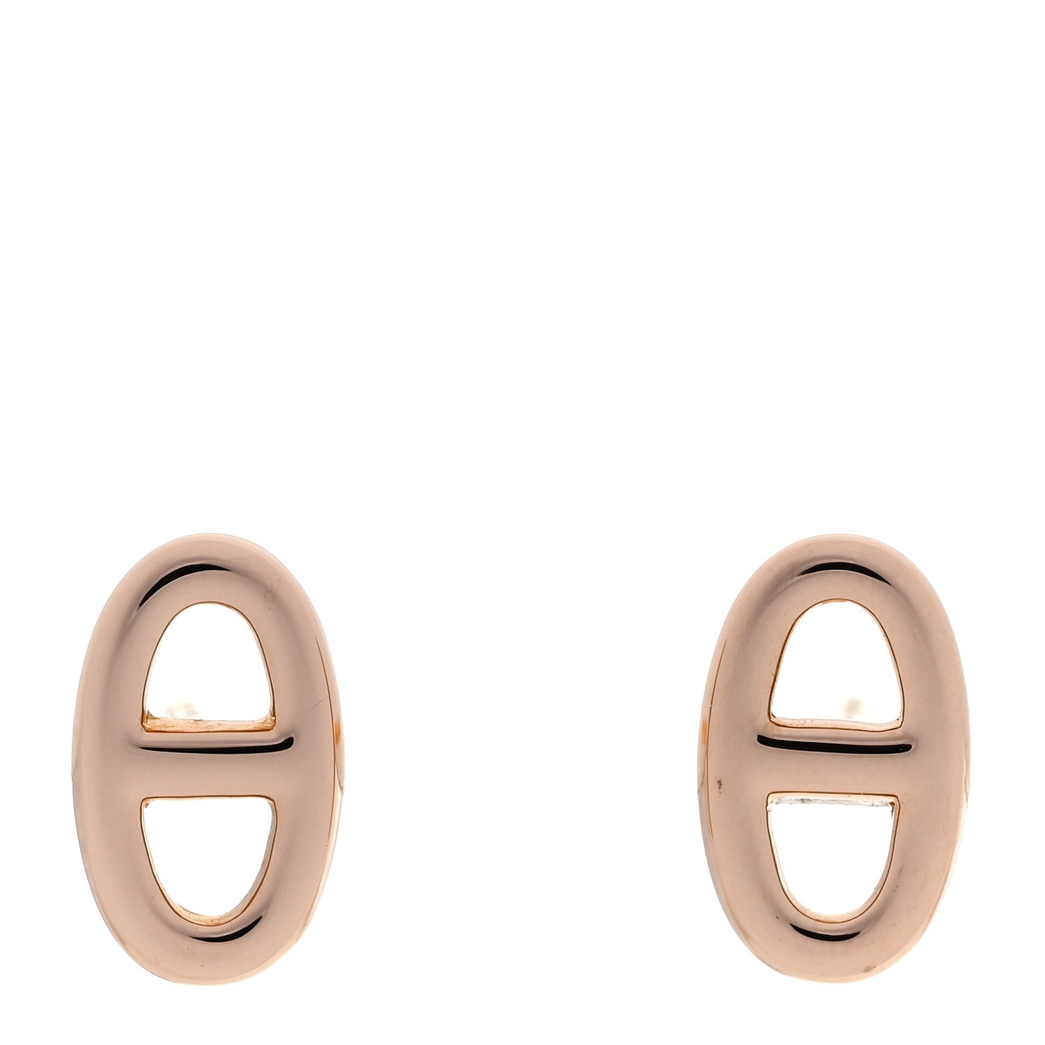 Hermes 18K Rose Gold TPM Farandole Stud Earrings 1 of 6