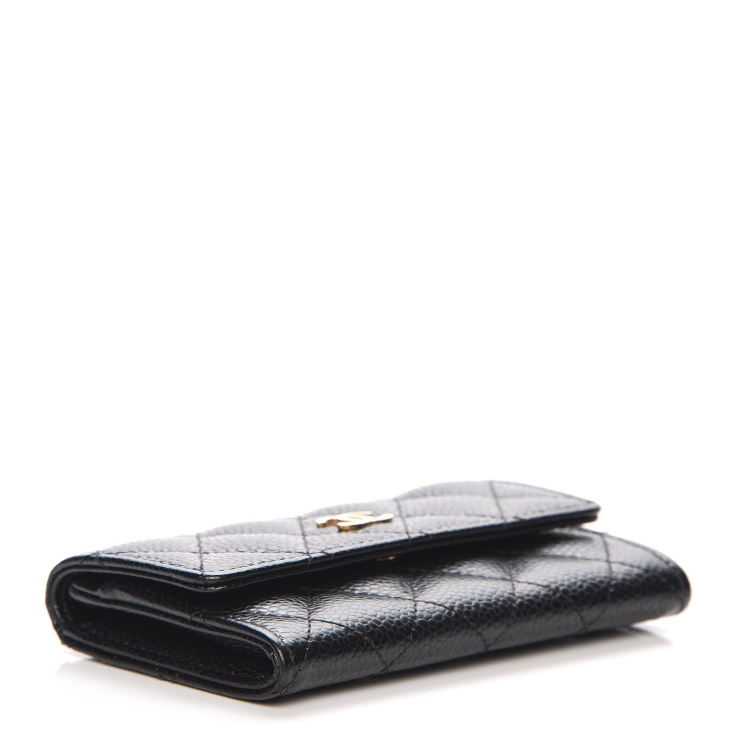 Chanel Caviar Quilted Flap Card Holder Black 4 of 8