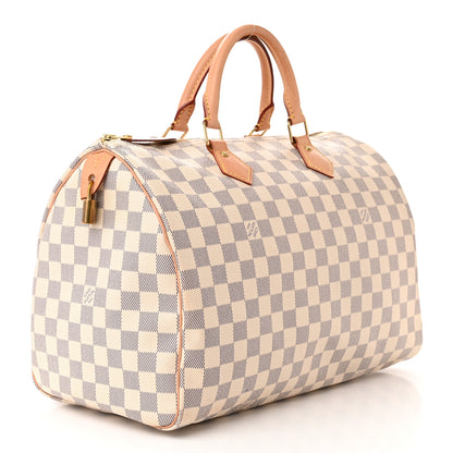 Louis Vuitton Damier Azur Speedy 35 3 of 10