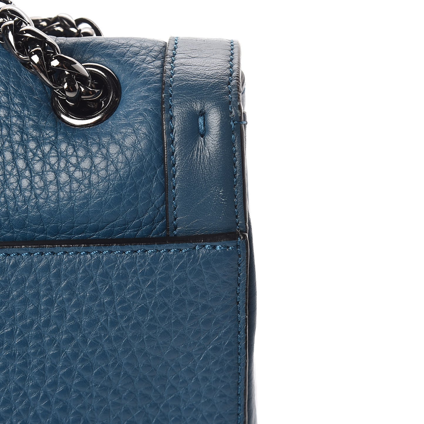 Calfskin Sweet Charity Shoulder Bag Blue