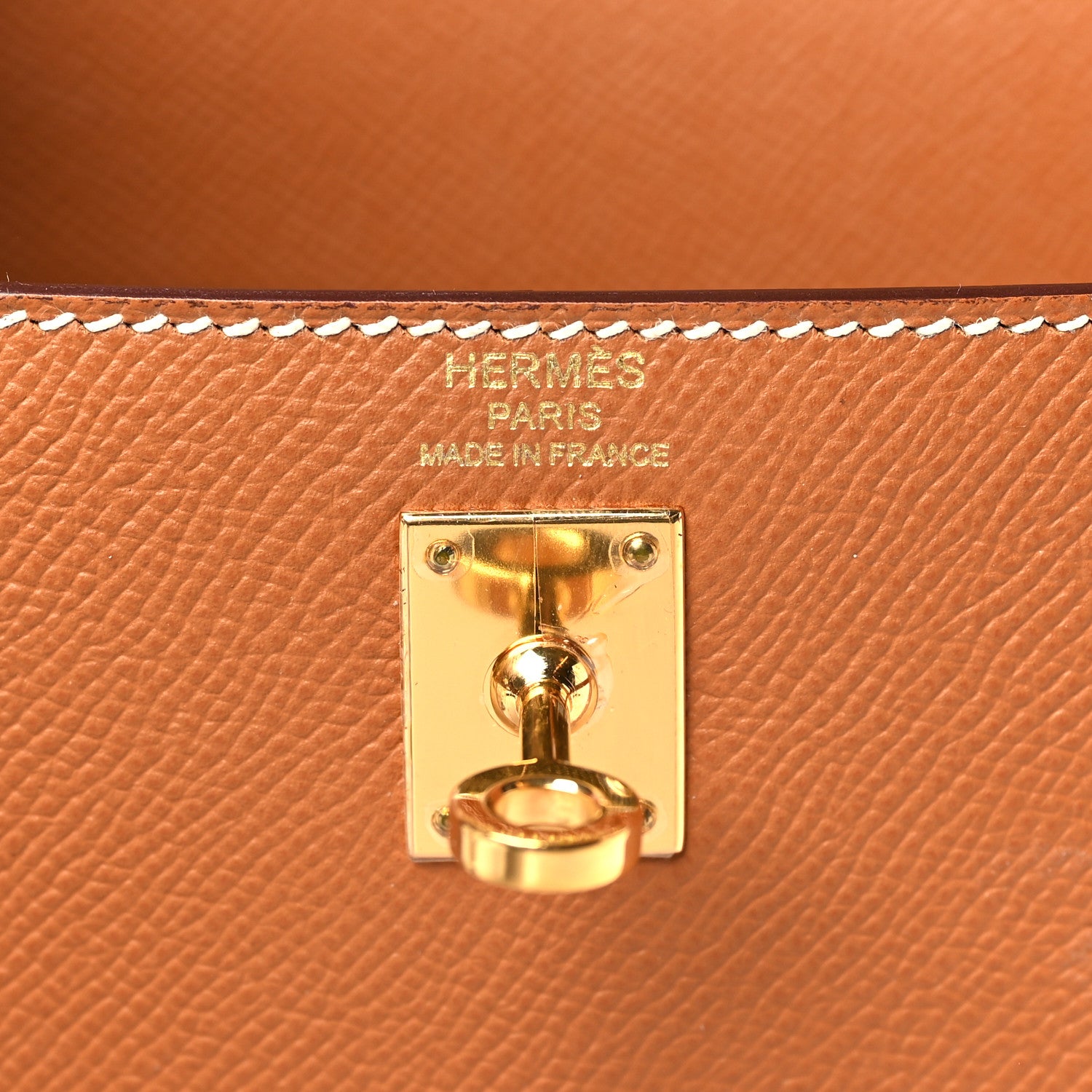 Hermes Epsom Kelly Sellier 25 Gold 6 of 9