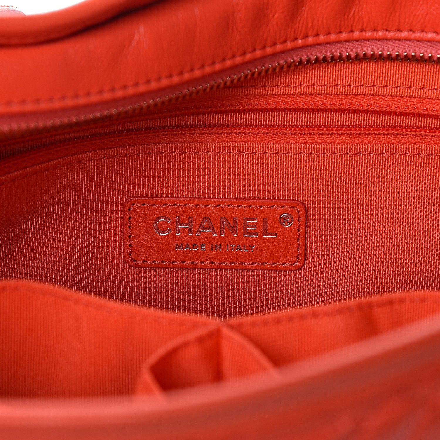 Chanel Aged Calfskin Quilted Medium Gabrielle Hobo Red 6 of 10