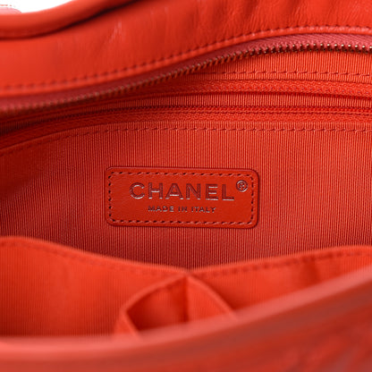 Chanel Aged Calfskin Quilted Medium Gabrielle Hobo Red 6 of 10