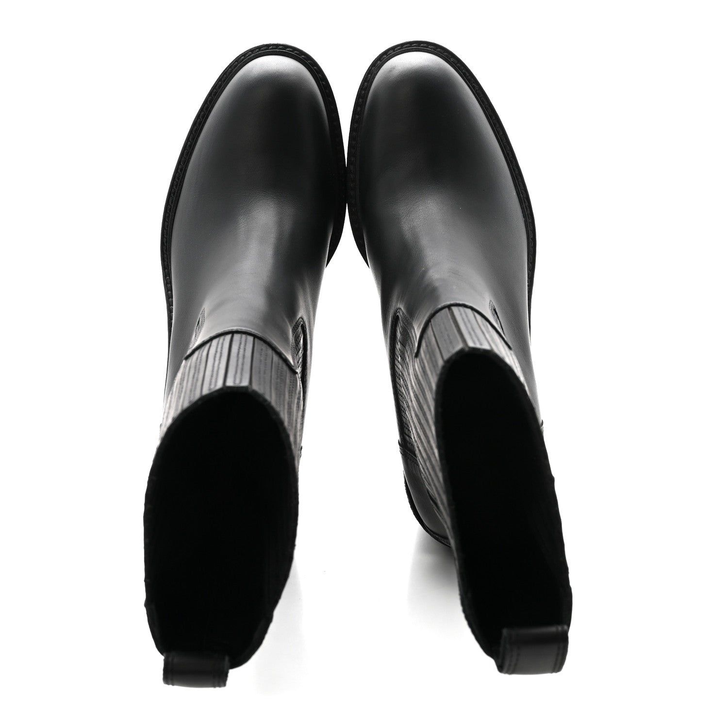 Hermes Calfskin Donia 70 Ankle Boots 36 Black 2 of 9