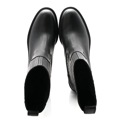 Hermes Calfskin Donia 70 Ankle Boots 36 Black 2 of 9