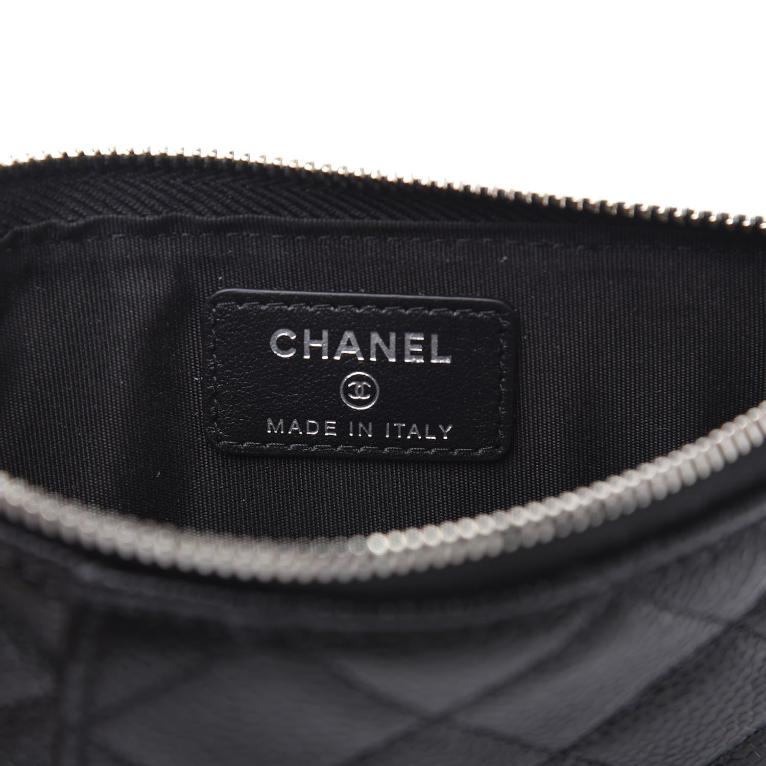 Chanel Caviar Quilted Classic Flat Wallet Pouch So Black 8 of 10