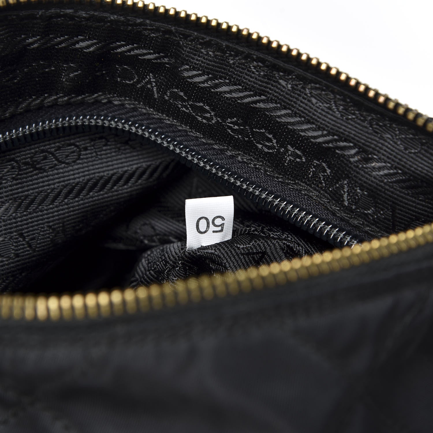 Prada Nylon Tessuto Impuntu Quilted Crossbody Bag Black 8 of 9