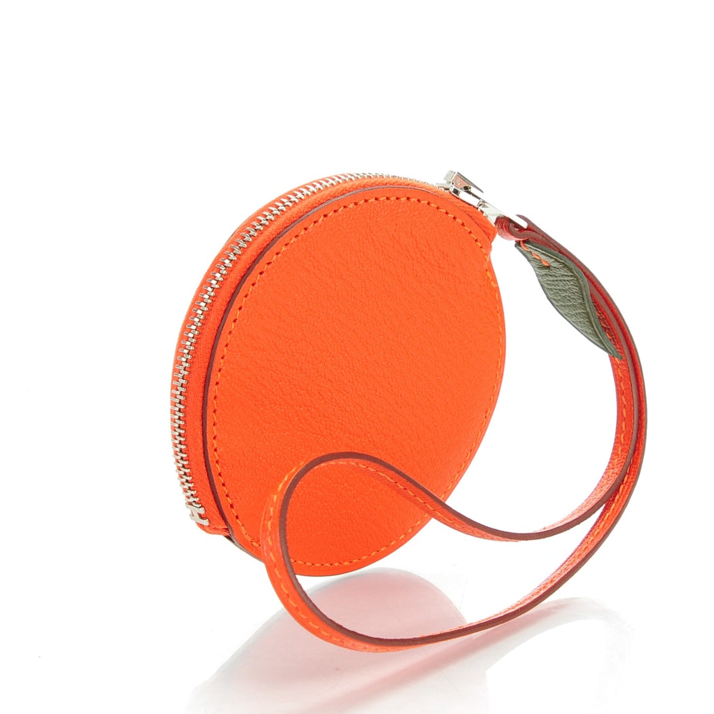 Chevre Mysore Tutti Frutti Orange Coin Purse Charm Feu