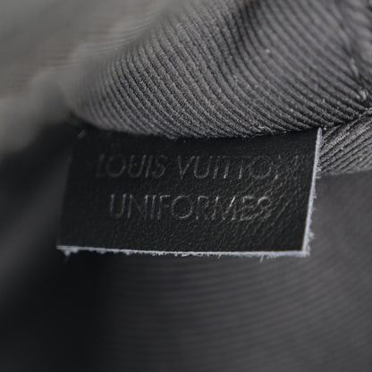 Louis Vuitton Taurillon Monogram Uniformes Solar Ray Soft Pochette Volga Belt Bag Black 6 of 10
