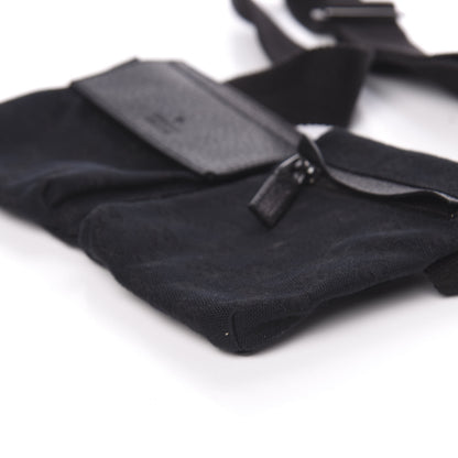 Gucci GG Monogram Double Pocket Belt Bag Black 9 of 10