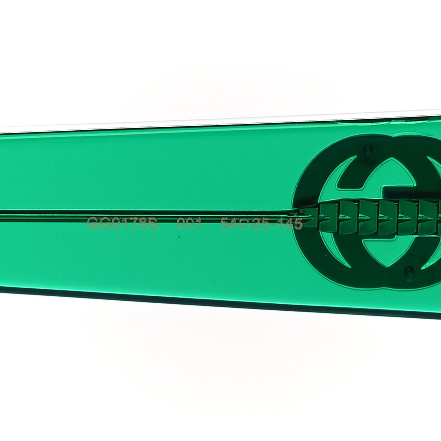 Square Web Frame GG0178S Sunglasses Green Red