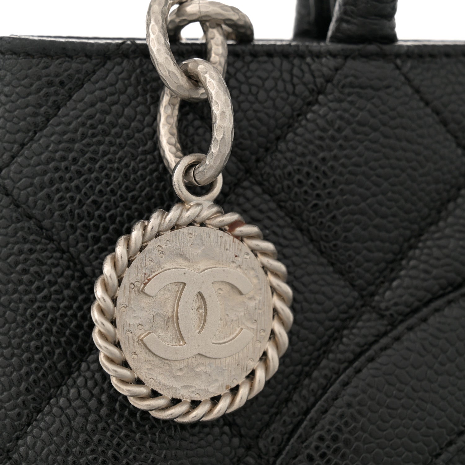 Chanel Caviar Quilted Medallion Tote Black 14 of 14