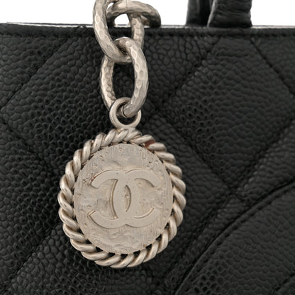 Chanel Caviar Quilted Medallion Tote Black 14 of 14