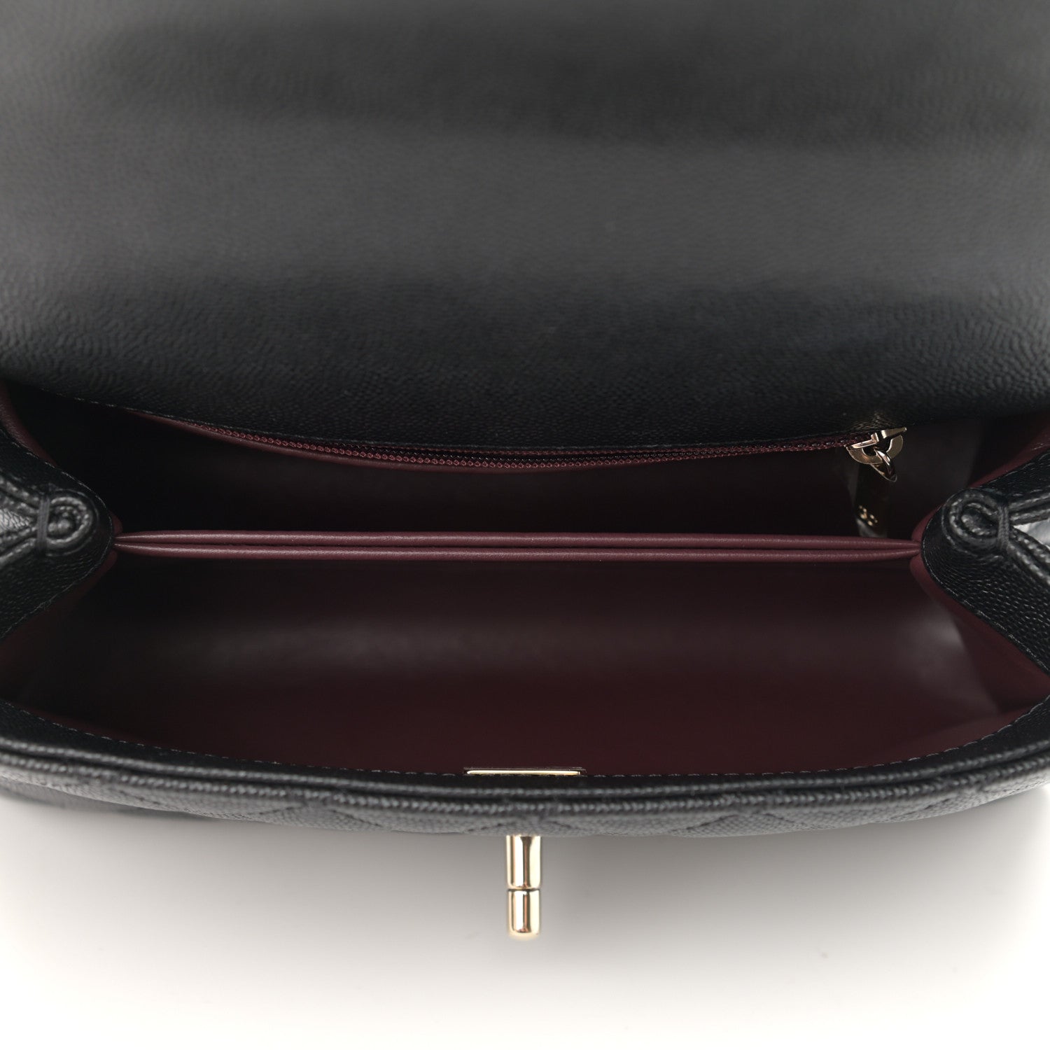 Chanel Caviar Quilted Mini Coco Handle Flap Black 4 of 8
