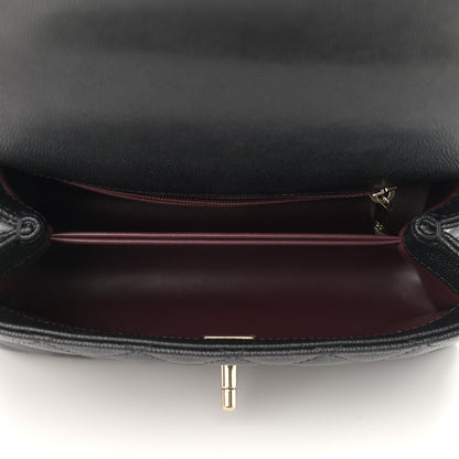 Chanel Caviar Quilted Mini Coco Handle Flap Black 4 of 8