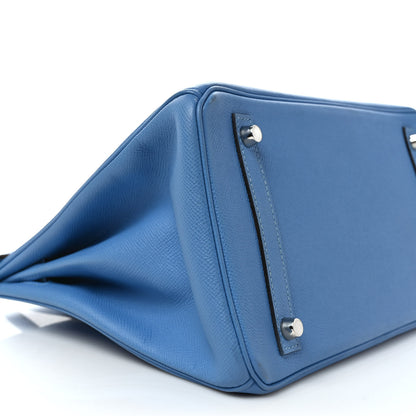 Hermes Epsom Birkin 30 Bleu Paradis 7 of 10